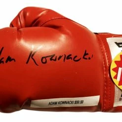 Iconsofboxing.com BOXING MEMORABILIA Heavyweight Adam ‘Babyface’ Kownacki Autographed Signed Everlast Boxing Glove