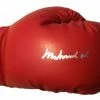 Iconsofboxing.com BOXING MEMORABILIA Muhammad Ali Autographed Vintage Everlast Red Boxing Glove Superstar Greetings