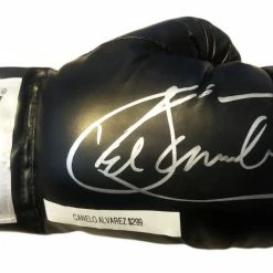 Iconsofboxing.com 'Saul' Canelo Alvarez Autographed Signed Everlast Black Boxing Glove