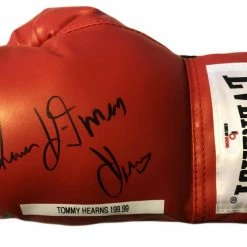 Iconsofboxing.com Tommy Hearns Signed Everlast Boxing Glove (JSA COA) BOXING MEMORABILIA