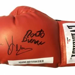 Iconsofboxing.com Tommy Hearns And Roberto Duran Signed Everlast Boxing Glove (Beckett)