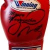 Iconsofboxing.com Floyd Mayweather Signed Autographed Winning Red Color Boxing Glove Full JSA Letter Floyd Mayweather Jr.