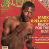 Iconsofboxing.com Mark Breland Autographed And Signed Boxing Magazine In Silver