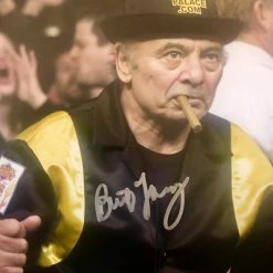 Iconsofboxing.com Burt Young Autographed Rocky 8x10 Boxing Photo In Silver