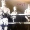 Iconsofboxing.com Burt Young Autographed Rocky 8x10 Boxing Photo In Blue