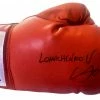 Iconsofboxing.com Vasyl Lomachenko Rare Autographed Everlast Red Boxing Glove In Black Full Signature