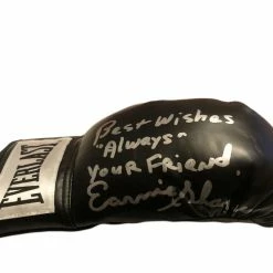 Iconsofboxing.com Earnie Shavers Signed Everlast Boxing Glove Rare! Photo Proof. BOXING MEMORABILIA