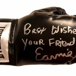Iconsofboxing.com BOXING MEMORABILIA Earnie Shavers Signed Everlast Boxing Glove Rare! Photo Proof.