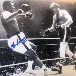 Iconsofboxing.com Chuck Wepner Vs Muhammad Ali Autographed Signed 8x10 Boxing Photo