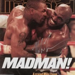 Iconsofboxing.com BOXING MEMORABILIA Mike Tyson Signed 16x20 "MadMan" Photo (JSA COA)