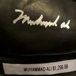 Iconsofboxing.com Muhammad Ali Autographed Black Everlast Old Vintage Boxing Speedbag, Rare!