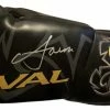 Iconsofboxing.com TOP FIGHTERS Vasyl Lomachenko Rare Autographed Rival Black Boxing Glove In Silver Signature