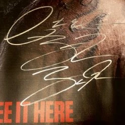 Iconsofboxing.com Deontay Wilder 3x4 Silver Signature Autographed Huge Boxing Banner TOP FIGHTERS