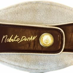 Iconsofboxing.com TOP FIGHTERS Roberto Duran Hands Of Stone Autographed WBO Championship Full Size Belt