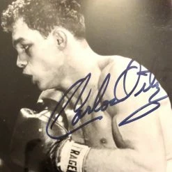 Iconsofboxing.com Carlos Ortiz Autographed Signed 8x10 Photo - JSA Certified BOXING MEMORABILIA