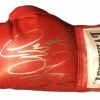 Iconsofboxing.com TOP FIGHTERS Deontay Wilder Red Everlast Autographed Boxing Glove In Silver Marker. JSA