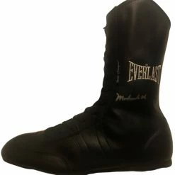 Iconsofboxing.com Muhammad Ali Autographed Rare Vintage Everlast Black Boxing Boot