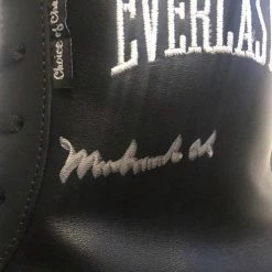 Iconsofboxing.com Muhammad Ali Autographed Rare Vintage Everlast Black Boxing Boot