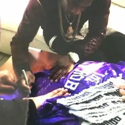 Iconsofboxing.com Adrien Broner Autographed/Signed Boxing Shorts/Trunks JSA The Problem. BOXING MEMORABILIA