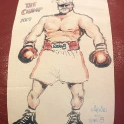 Iconsofboxing.com Bill Gallo Daily News Autographed Everlast Boxing Glove JSA