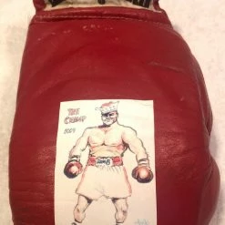 Iconsofboxing.com Bill Gallo Daily News Autographed Everlast Boxing Glove JSA