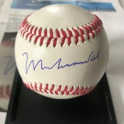 Iconsofboxing.com Muhammad Ali Signed Autographed White Baseball Authentic OA Cert TOP FIGHTERS