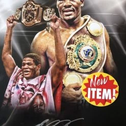 Iconsofboxing.com Riddick Bowe Autographed Signed 11 X 14 Boxing Photo