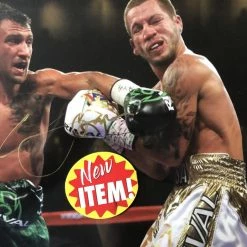 Iconsofboxing.com Boxer Vasyl Lomachenko Autographed 11x14 Photo In Gold Signature, Photo Proof Vasyl Lomachenko