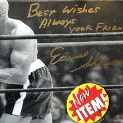 Iconsofboxing.com Earnie Shavers Vs Muhammad Ali Signed Autographed 16 X 20 Photo