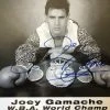 Iconsofboxing.com TOP FIGHTERS Joey Gamache Autographed Signed Boxing Photo RARE