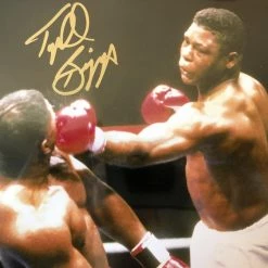 Iconsofboxing.com Tyrell Biggs Signed Authentic Autographed 8x10 Photo Gold Hand Signed COA TOP FIGHTERS