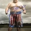 Iconsofboxing.com Eric Butter Bean Esch Authentic Autographed Signed 8x10 Photo