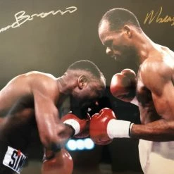 Iconsofboxing.com Simon Brown And Maurice Blocker Dual Signed Authentic Autographed 8x10 Photo Hand Signed COA TOP FIGHTERS