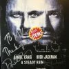 Iconsofboxing.com BOXING MEMORABILIA Daniel Craig Hugh Jackman Signed Autographed Playbill Poster A Steady Rain