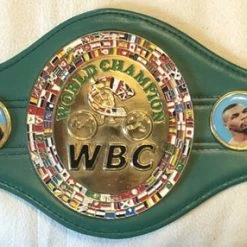 Iconsofboxing.com Vinny Paz Autographed Vintage WBC Championship Med Size Belt TOP FIGHTERS