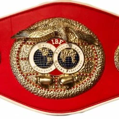 Iconsofboxing.com Zab Judah Autographed Full Size Custom IBF Boxing Championship Boxing Belt BOXING MEMORABILIA