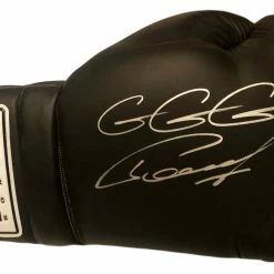 Iconsofboxing.com Gennady Golovkin Autographed Huge 22" Title Black Boxing Glove In Silver Signature BOXING MEMORABILIA
