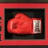 Iconsofboxing.com Mike Tyson Signed 15x39x4 Custom Framed Shadowbox Boxing Glove Display (JSA)