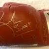 Iconsofboxing.com Zab Judah Zab "Super" Judah Autographed Silver Signed Red Everlast Boxing Glove