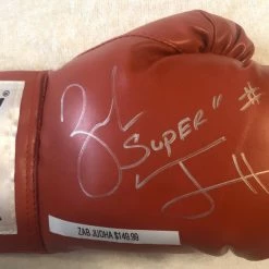Iconsofboxing.com Zab "Super" Judah Autographed Silver Signed Red Everlast Boxing Glove