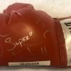 Iconsofboxing.com Zab "Super" Judah Autographed Silver Signed Red Everlast Boxing Glove Zab Judah