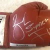 Iconsofboxing.com Zab "Super" Judah Autographed Silver Signed Red Everlast Boxing Glove Zab Judah