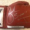 Iconsofboxing.com Zab "Super" Judah Autographed Silver Signed Red Everlast Boxing Glove