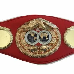 Iconsofboxing.com Floyd Mayweather Jr. Autographed IBF Full Size Championship Boxing Belt Silver Signature
