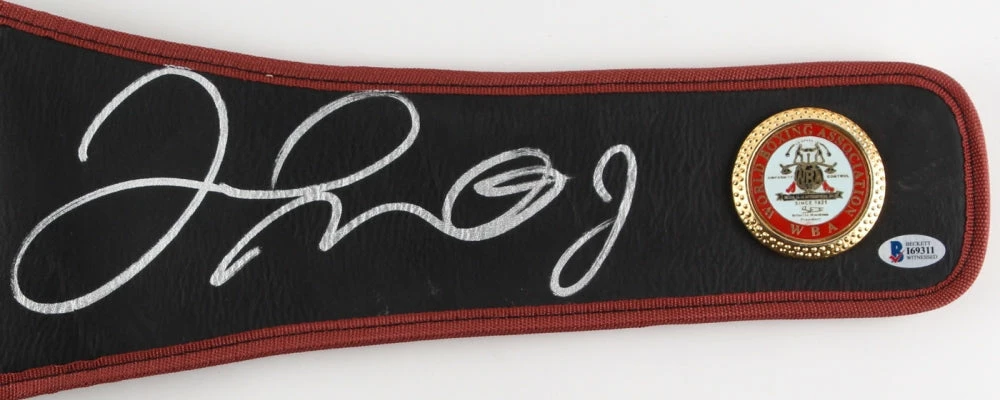 Iconsofboxing.com Floyd Mayweather Jr. Signed Full-Size WBA Championship Belt (Beckett Witnessed COA)