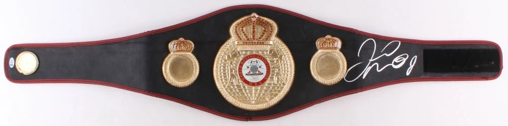 Iconsofboxing.com Floyd Mayweather Jr. Silver Signed In Full-Size WBA Championship Belt (Beckett COA)