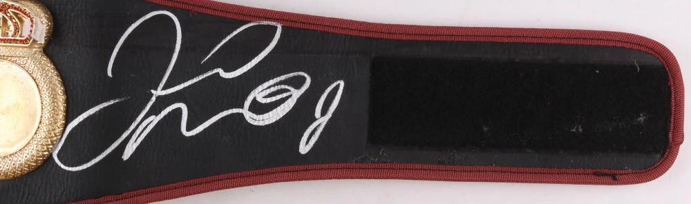 Iconsofboxing.com Floyd Mayweather Jr. Silver Signed In Full-Size WBA Championship Belt (Beckett COA)