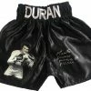 Iconsofboxing.com Roberto Duran Custom Painted Boxing Trunks With Extra Inscription And WBC Certified