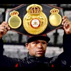 Iconsofboxing.com Floyd Mayweather Jr. Autographed WBA Full Size Championship Boxing Belt, Photo Proof.