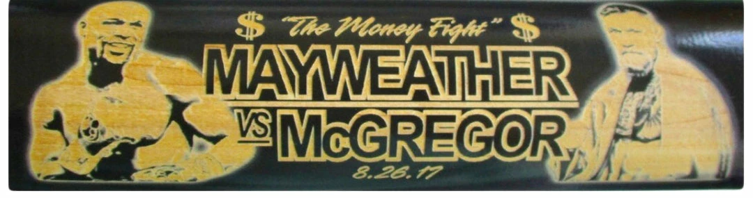 Iconsofboxing.com Floyd Mayweather Jr. Signed Cooperstown "The Money Fight" Baseball Bat (Beckett COA)